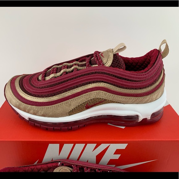 NEW Nike Air Max 97 QS GS Noble Red - Picture 8 of 8